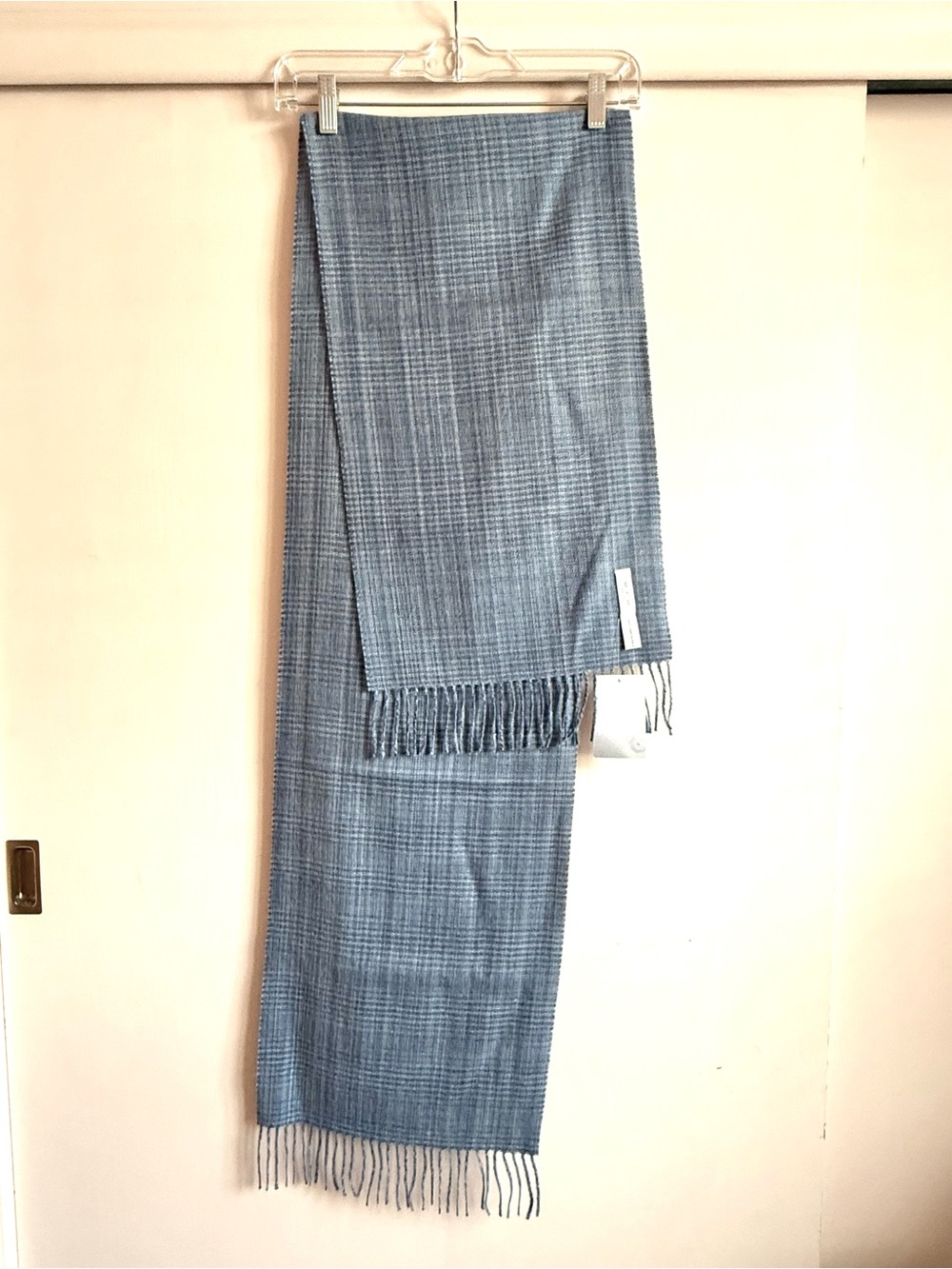 MFH Blue Scarf 100% baby alpaca NWT - Picture 2 of 3